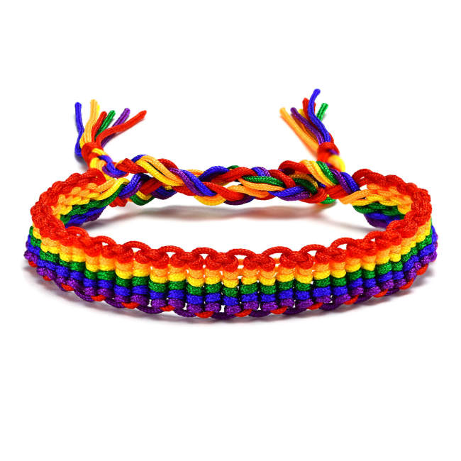 Wholesale Handmande Rainbow Bracelet
