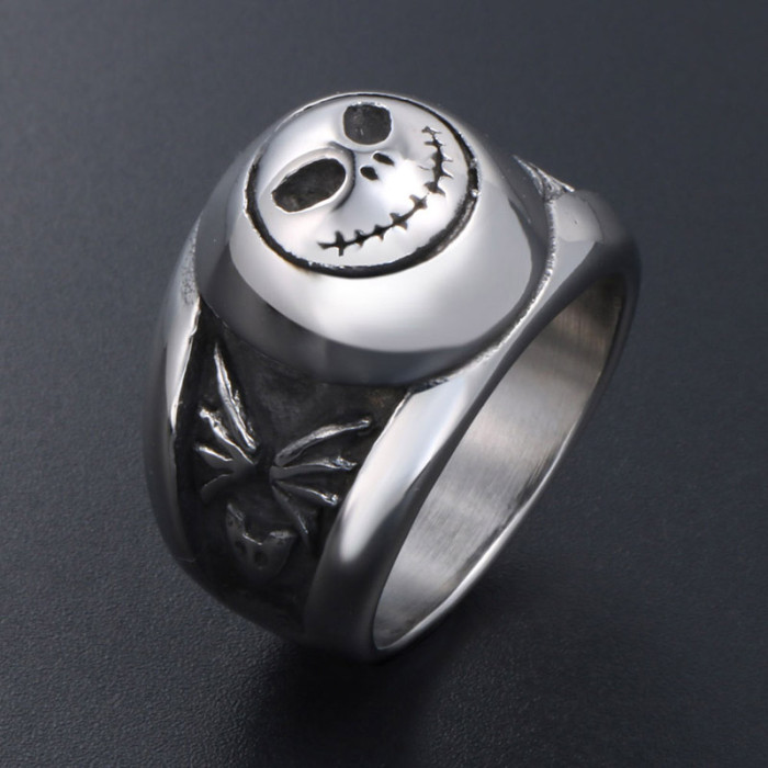 Wholesale Stainless Steel Smile Skull Ring Meaning