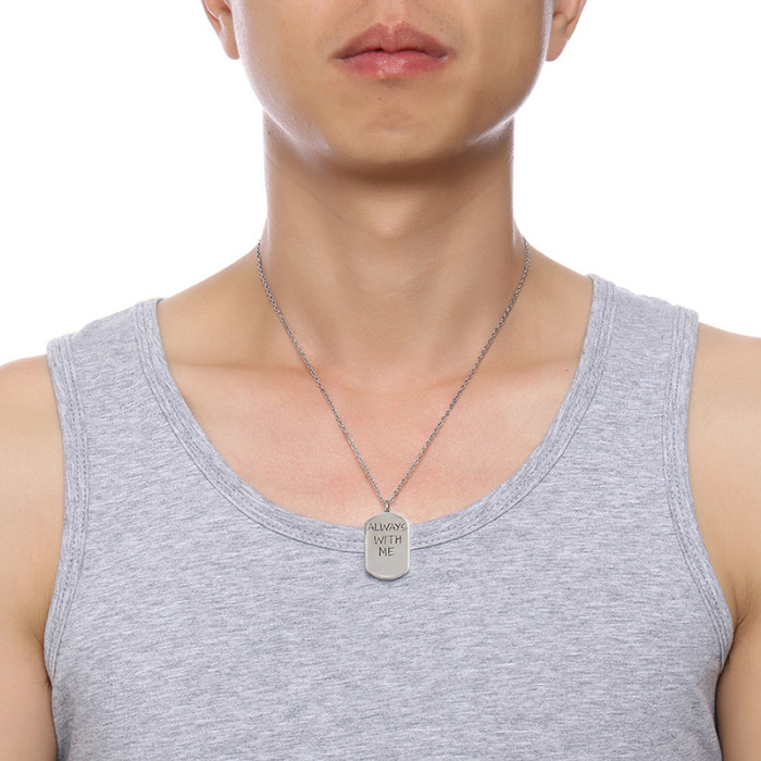 Wholesale Stainless Steel Dog Tag Necklace