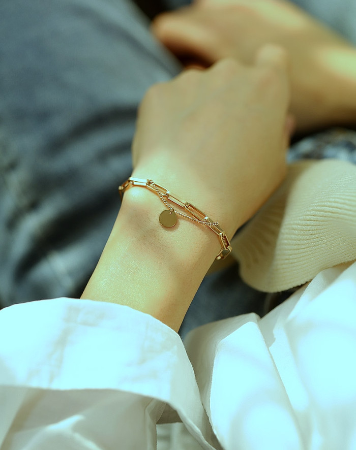 Wholesale Stainless Steel Multilayer Chain Bracelet