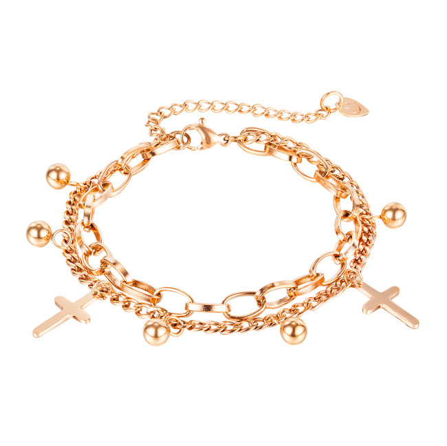 Wholesale Stainless Steel Fashion Women's Multi-strand Bracelet