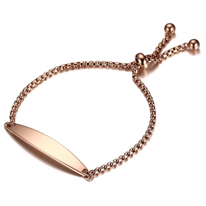 Wholesale Fashion Stainless Steel ID Bracelets for Women