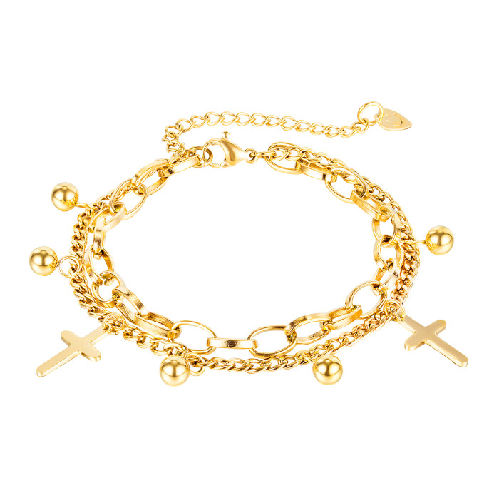 Wholesale Stainless Steel Fashion Women's Multi-strand Bracelet