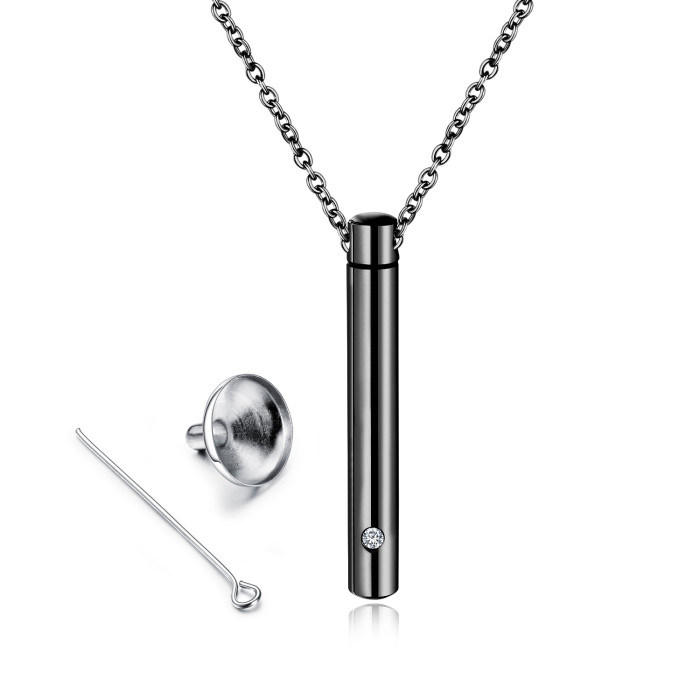 Wholesale Stainless Steel Cremation Urn Pendant Necklace