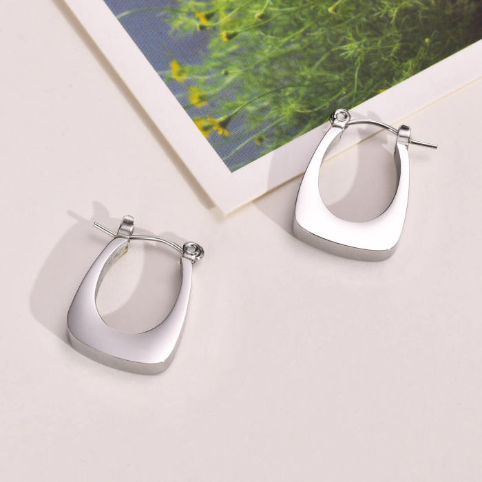 Wholesale Stainless Steel U-shaped Earrings