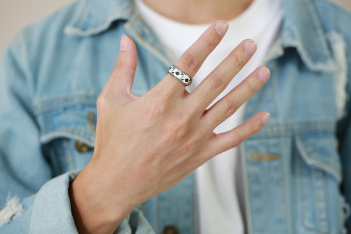 Wholesale Stainless Steel Ring with Spade A