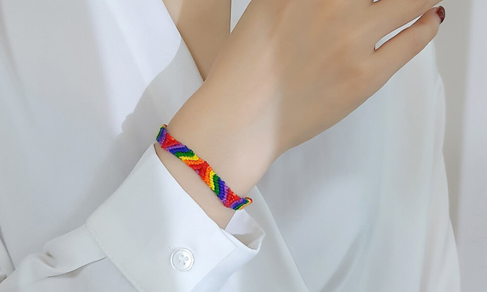 Wholesale Handmande Rainbow Bracelet