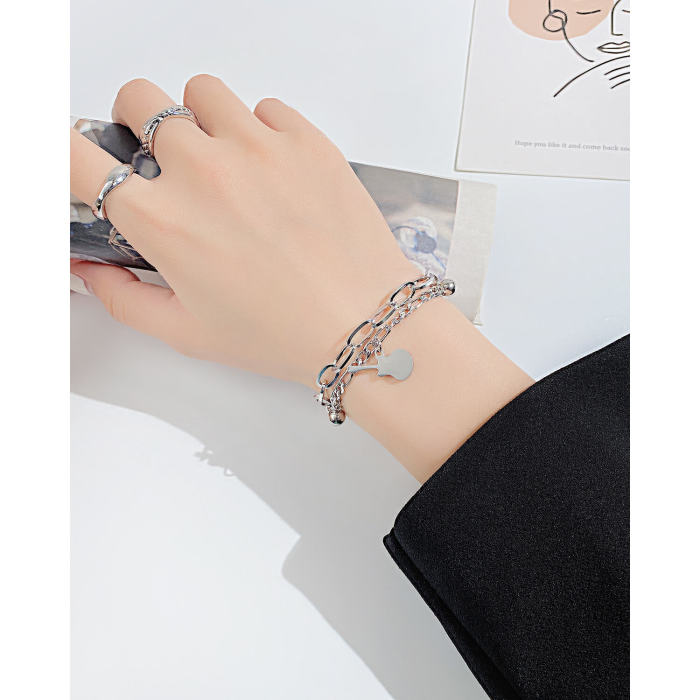 Wholesale Stainless Steel Bracelet with Guitar