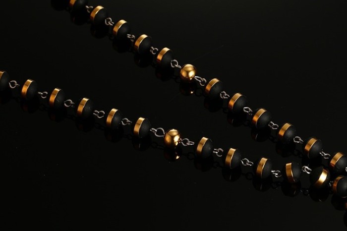 Cross Necklace IP Gold Stainless Steel Wholesale