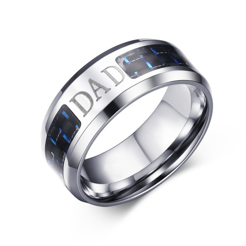 Wholesale Stainless Steel Dad Rings for Fathers Day