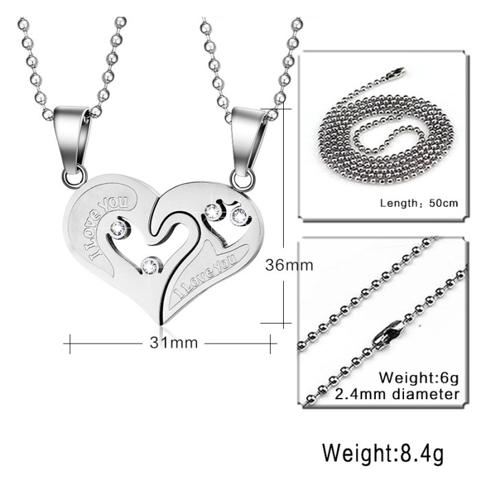 Wholesale Stainless Steel Heart Jewelry