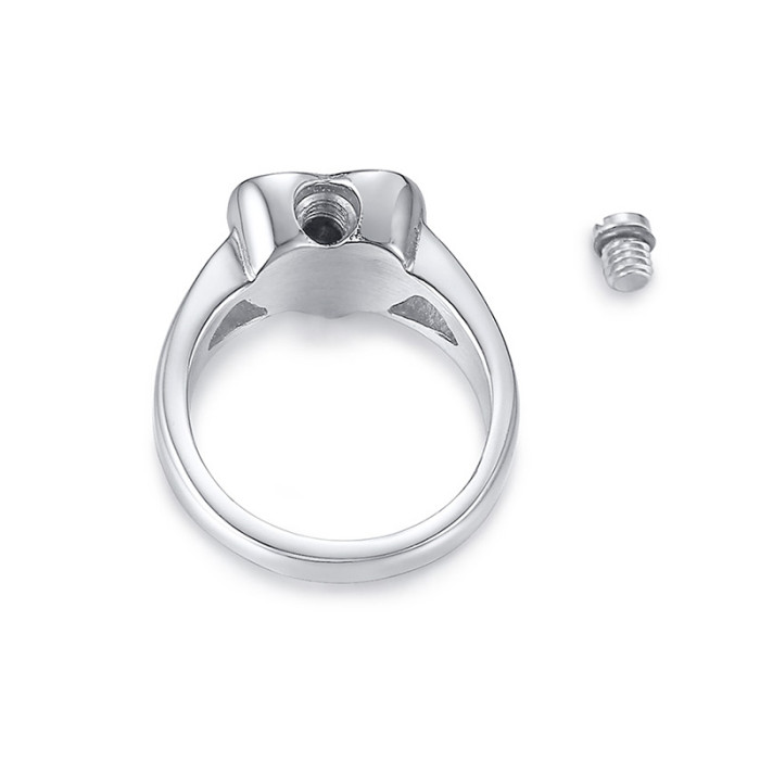 Wholesale 316l Stainless Steel Cremation Jewelry Ring