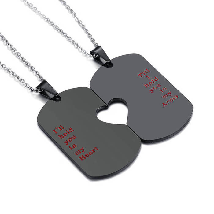 Wholesale Stainless Steel Couple Pendant