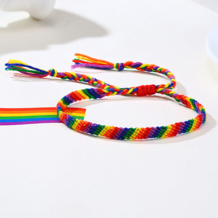 Wholesale Handmande Rainbow Bracelet