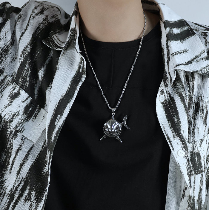Wholesale Stainless Steel Clownfish Pendant