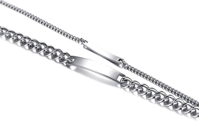 Wholesale Stainless Steel Personalized Bracelets for Couple