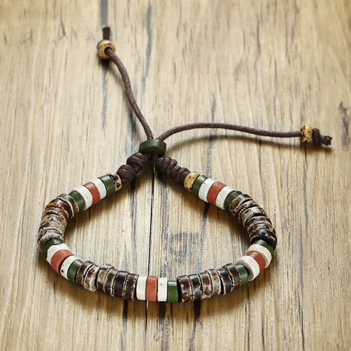 Wholesale Mens Natural Stone Wood Beads Bracelets China