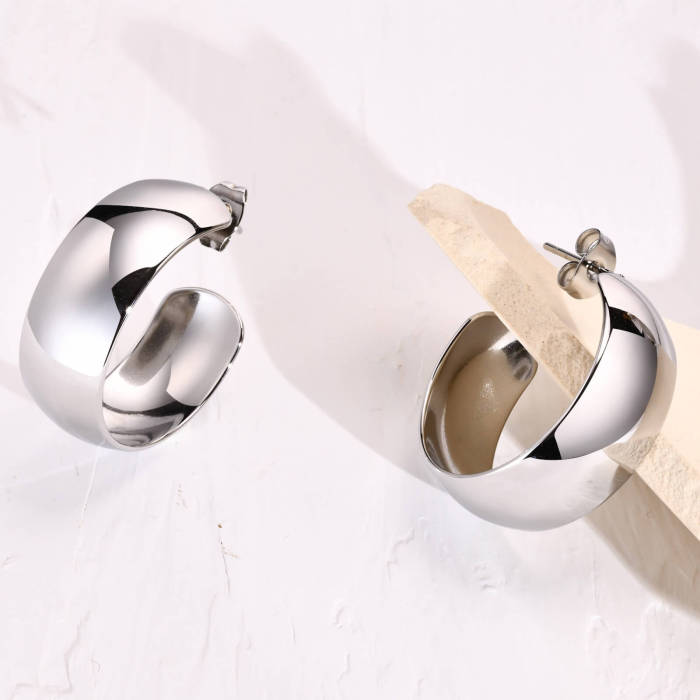 Wholesale Stainless Steel Hoop Earrings