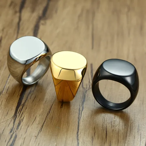 Wholesale Spolished Stainless Steel Ring