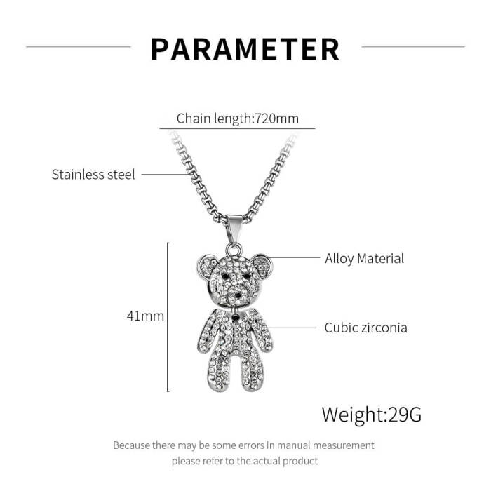 Wholesale Alloy Bear Pendant
