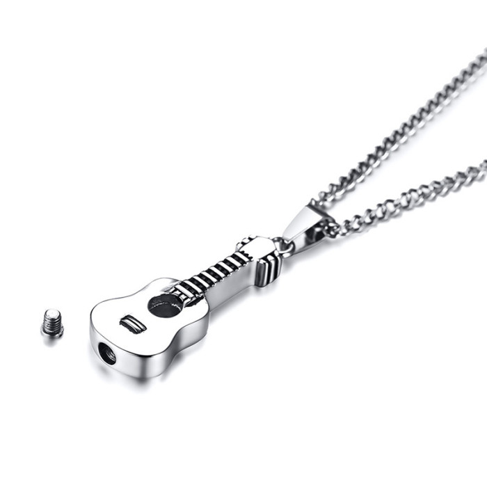 Wholesale Stainless Steel The Guitar Urn Necklace