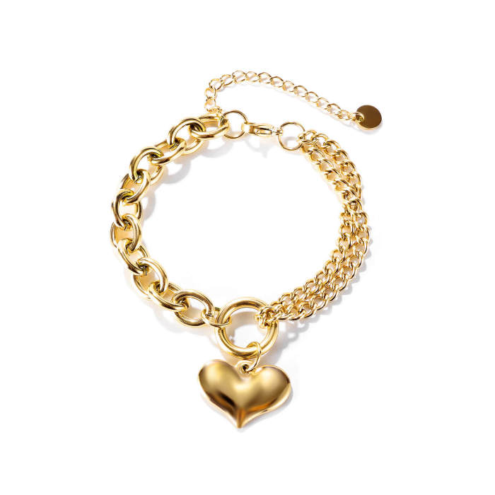 Copy Wholesale Stainless Steel Men Chain Bracelet