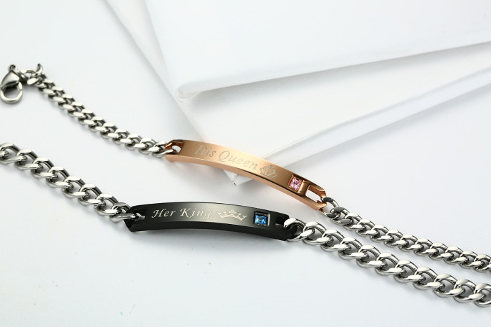 Wholesale Cheap Stainless Steel Couples Bracelets