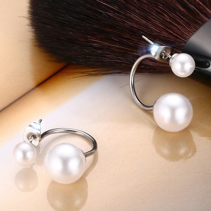 Wholesale Stainless Steel Pearl Stud Earrings for Amazon