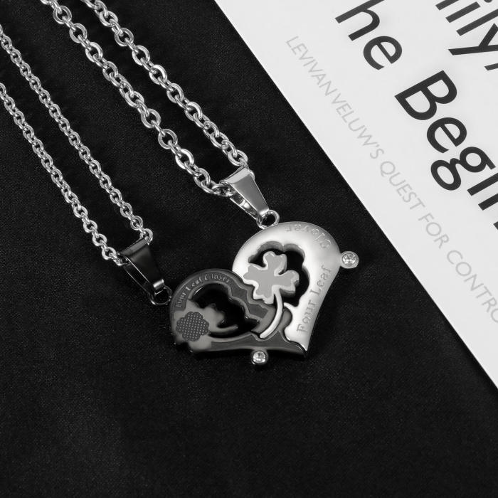 Wholesale Stainless Steel Couple Necklace