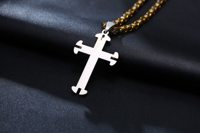 Wholesale Stainless Steel Cross Chains for Men