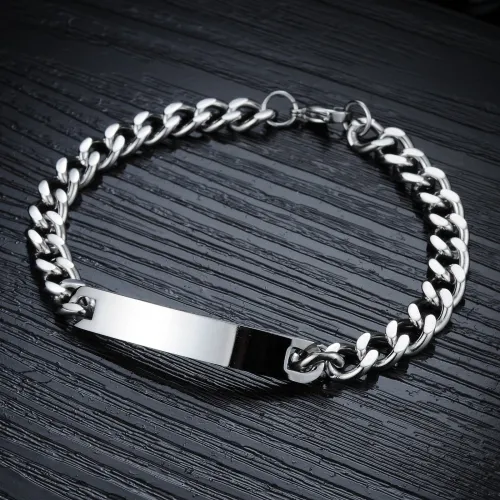 Wholesale Stainless Steel Blank Him and Her Bracelets