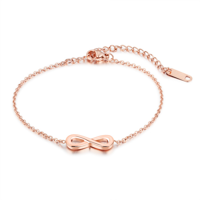 Ladies Stainless Steel Infinity Bracelets