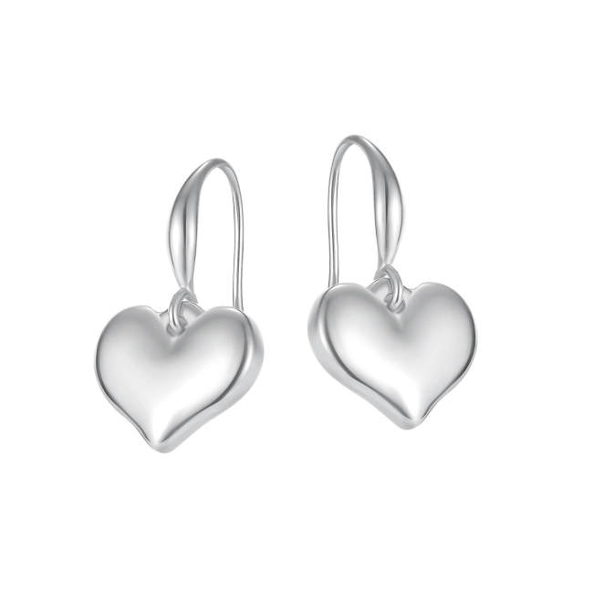 Wholesale Stainless Steel Heart Shaped Earrings