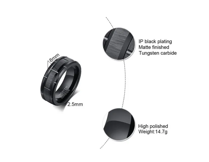 Wholesale Mens Tungsten Ring