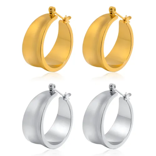 Wholesale Stainless Steel Hoop Earrings