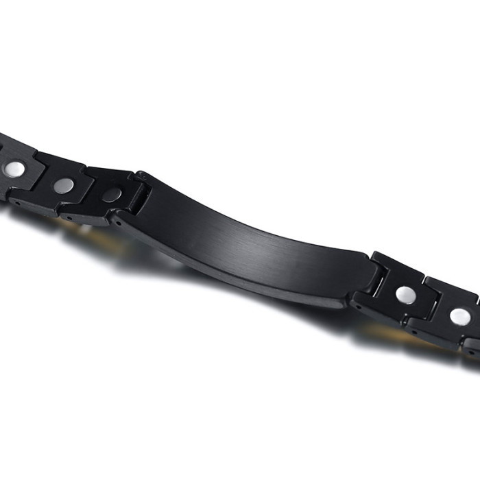 Wholesale Stainless Steel ID Magnetic Bracelet