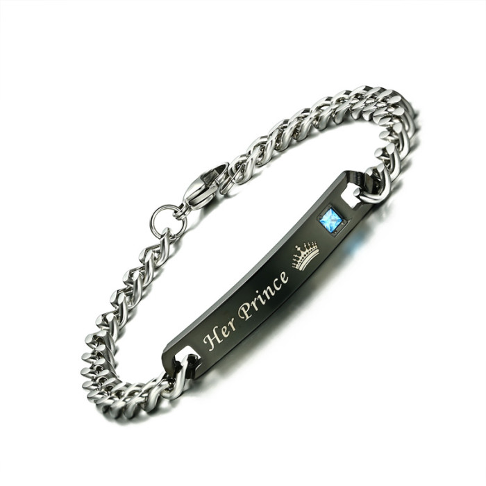 Wholesale Stainless Steel His and Hers Couple Bracelet