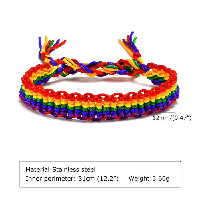 Wholesale Handmande Rainbow Bracelet