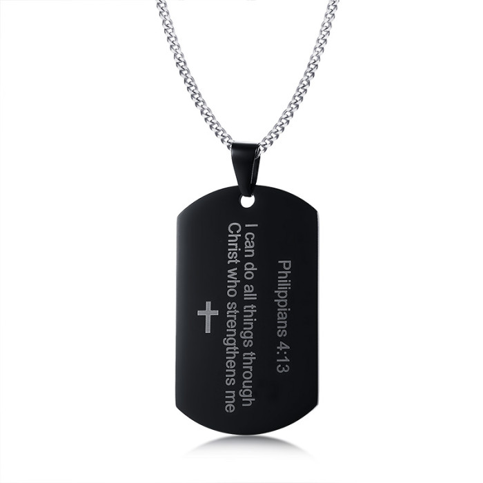 Wholesale Stainless Steel Dog Tag Necklace for Him