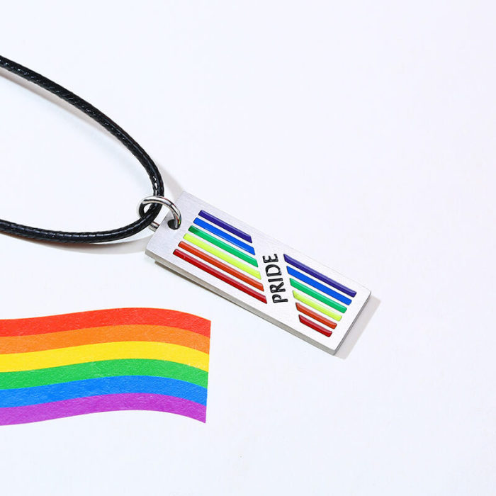 Wholesale Pride Rainbow Pendent Stainless Steel