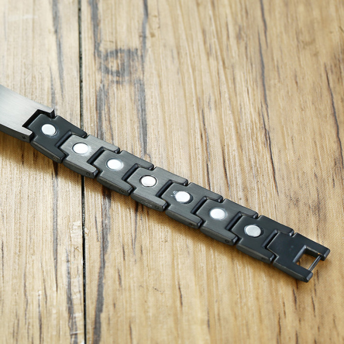 Wholesale Stainless Steel ID Magnetic Bracelet