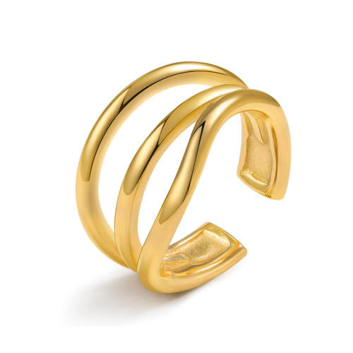 Wholesale Stainless Steel Women Open Ring