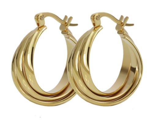 Stainless Steel Womens Hoop Earrings for Amazon