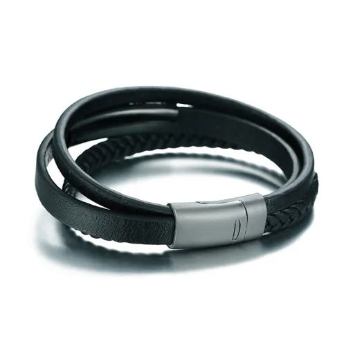 Wholesale Mens Luxury Leather Bracelets