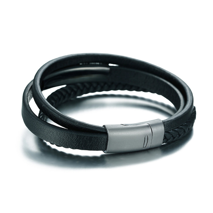 Wholesale Mens Luxury Leather Bracelets
