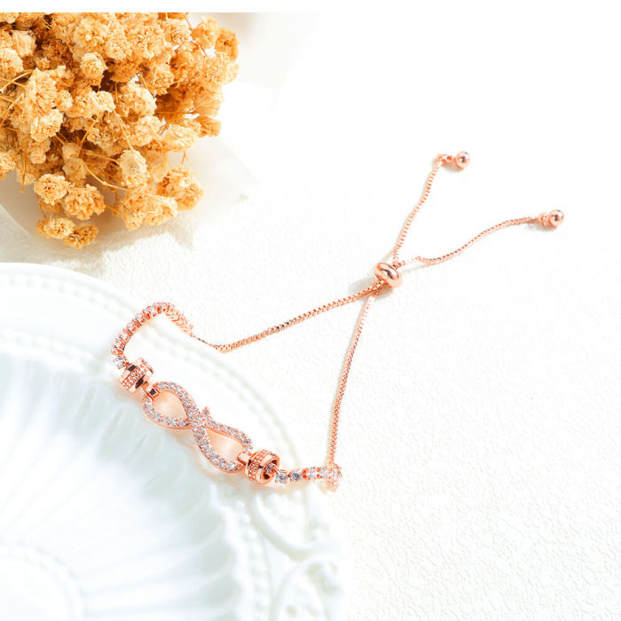 Wholesale Copper Women Infinity Bracelet