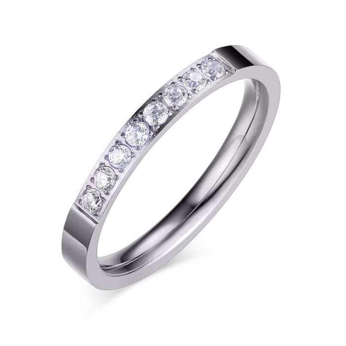 Stainless Steel Rings for Women with Stones