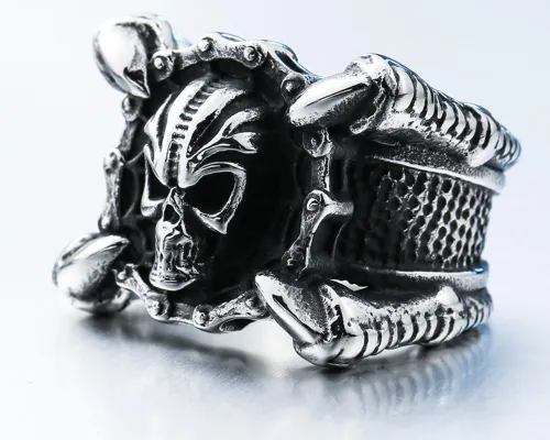 Stainless Steel Skull Rings Cheap Wholesalse