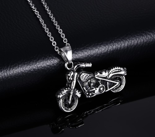 Stainless Steel Mens Motorcyle Necklace Pendants