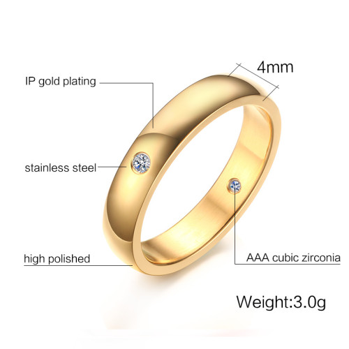 Wholesale Stainless Steel Wedding Ring His and Hers